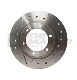 Pair of Drilled Front Brake Discs for R4, R5, R6, R12, R15, R18