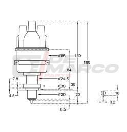 Spinterogeno elettronico completo per Renault d'epoca