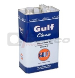 Huile moteur minérale Gulf Classic 20w50 pour voitures anciennes