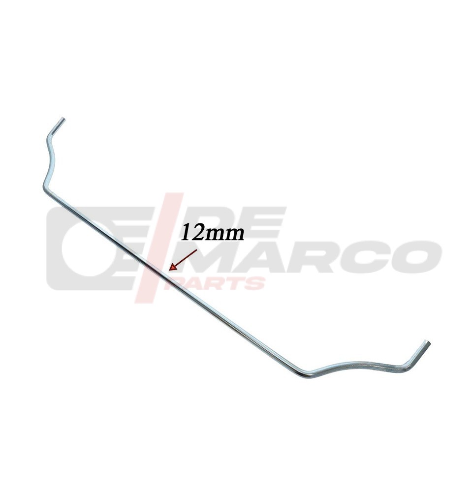 Barra stabilizzatrice anteriore 12mm zincata per Renault 4 R4, R6