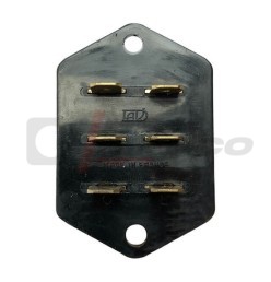 Original black colored electrical fuse connector for vintage Renault vehicles