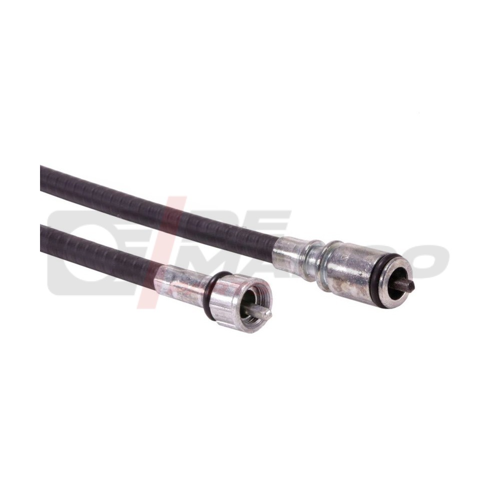 Black speedometer cable for vintage Renault 4 vehicles