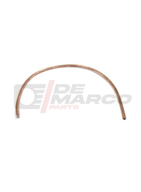 1 meter long curved copper fuel hose for vintage Renault vehicles