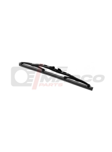 Black plastic wiper blade suitable for vintage vehicles