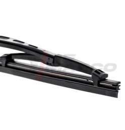 Black plastic wiper blade suitable for vintage vehicles