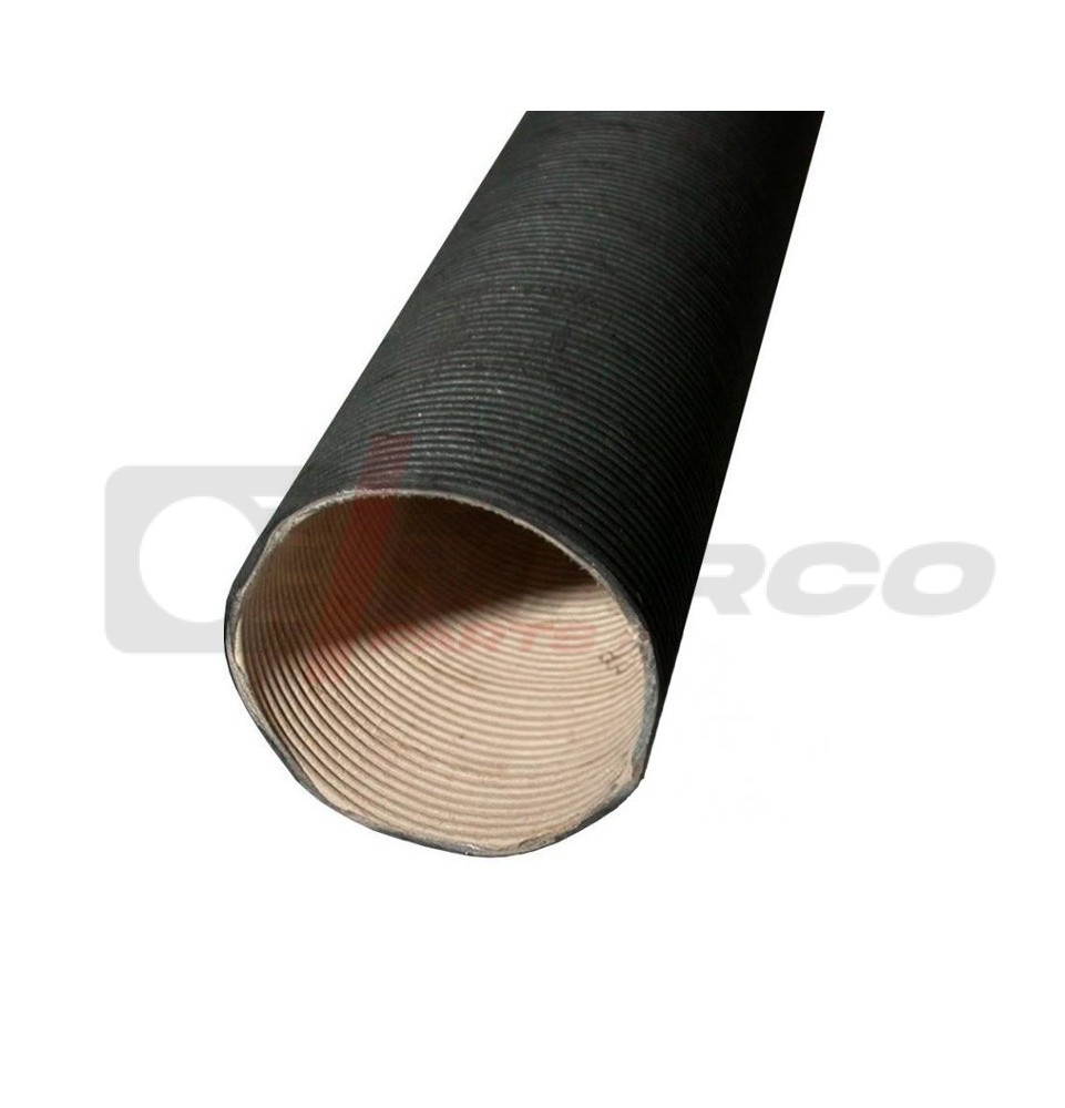 Flexible aluminum tube and black cardboard for filter box preheating