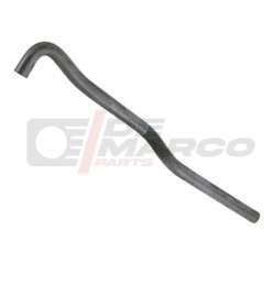 Right sleeve pipe for Renault 4 classic vehicle heating radiator in resistant metal