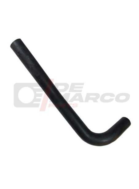 Black radiator lower hose hose