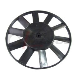 Durable black plastic cooling fan for Renault classic vehicles