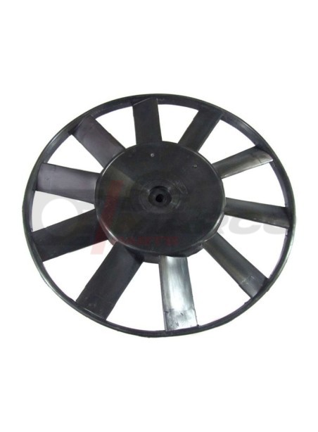 Durable black plastic cooling fan for Renault classic vehicles