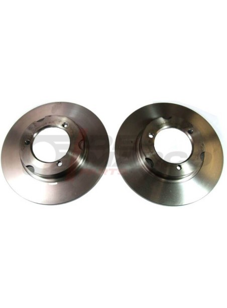 Pair of front brake discs for Renault 16, Alpine A110 and Alpine A310