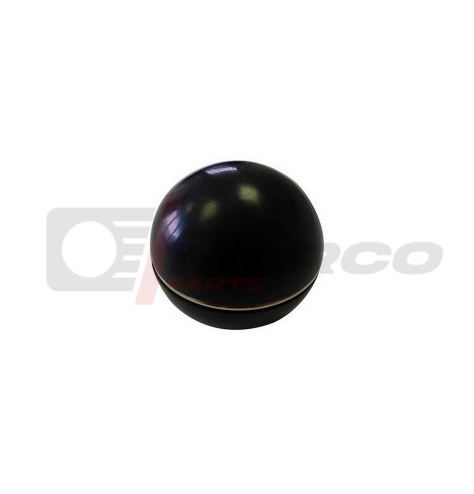 Pomello nero leva cambio con anello cromato per Citroën 2CV, Dyane, Mehari e Ami 6/8