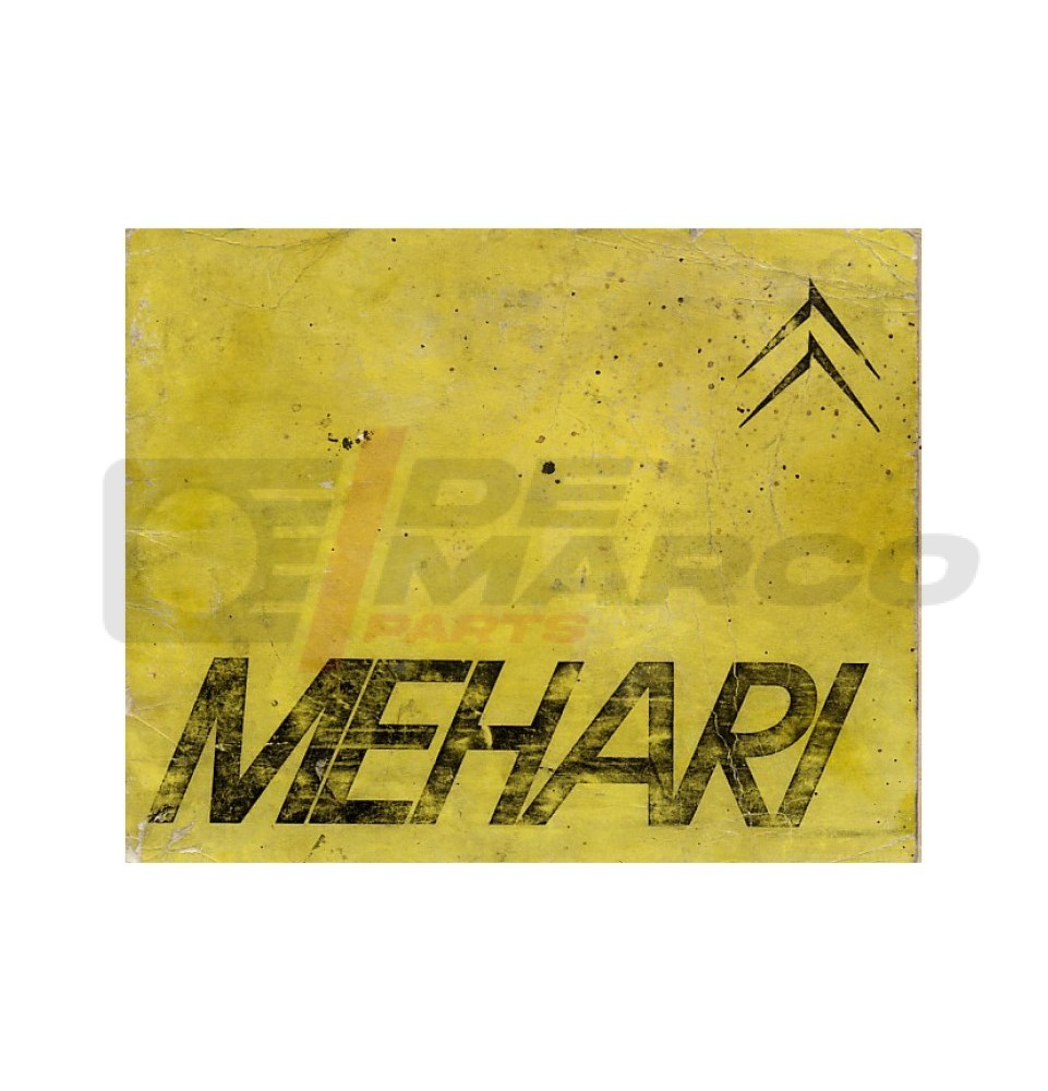 Citroen Mehari Use and Maintenance Manual