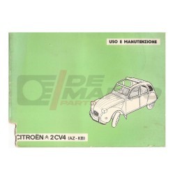 Manuale Uso e Manutenzione Citroen 2CV4 (AZ-KB)