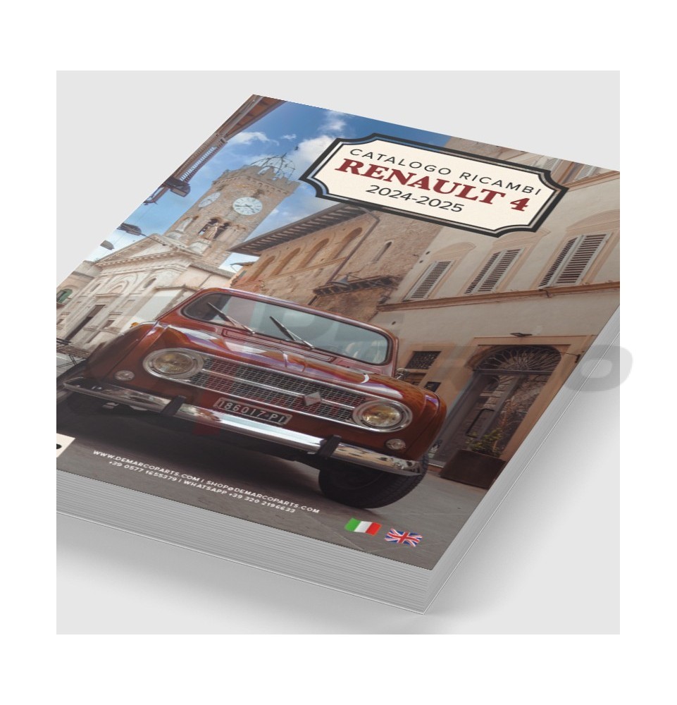 Copertina catalogo ricambi Renault 4 2024-2025 De Marco Parts