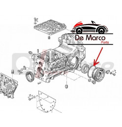 Drive shaft o-ring entry Renault 4, R5