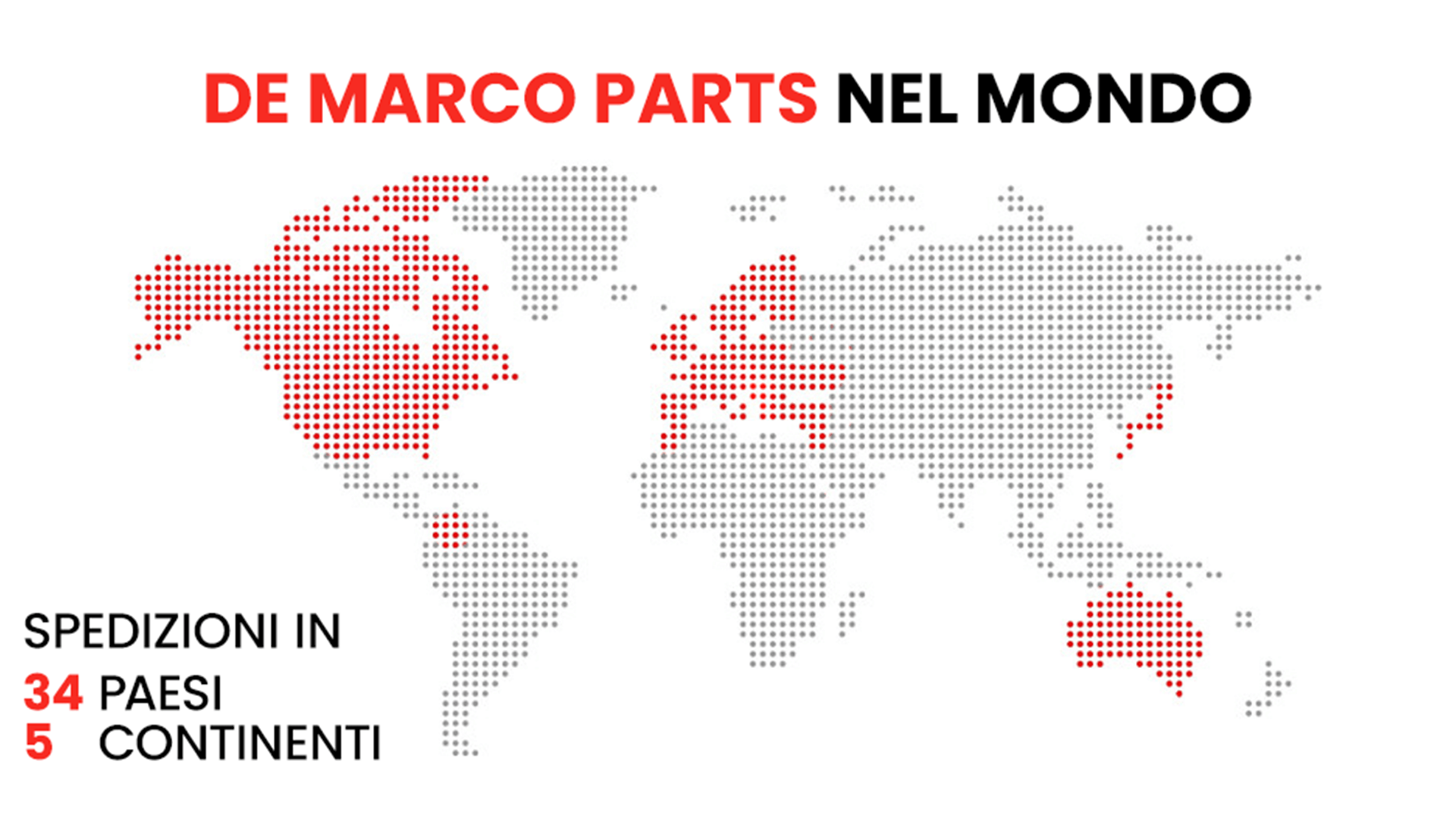 De Marco Parts spedizioni in tutto il mondo